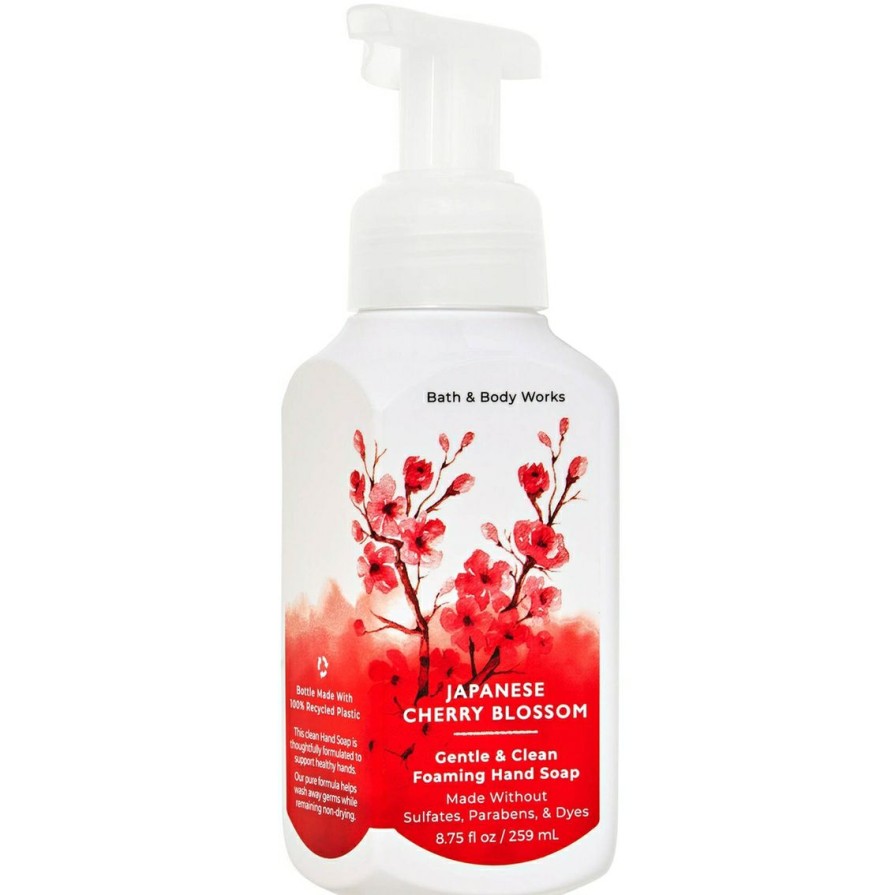 Beauty * | Best Sale Bath & Body Works Japanese Cherry Blossom Gentle And Clean Foaming Soap