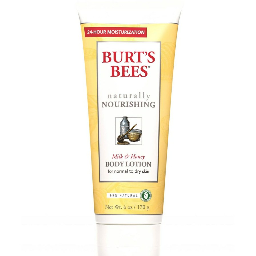 Beauty * | Deals Burt'S Bees Milk & Honey Body Lotion 6 Oz.